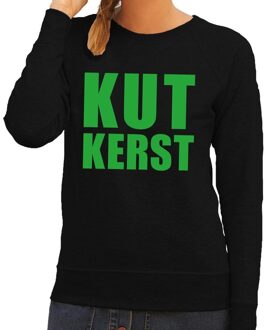 Foute kersttrui / sweater Kutkerst zwart voor dames - Kersttruien 2XL (44)