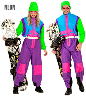 Foute Neon Snowboard Ski Pak Multikleur - Print