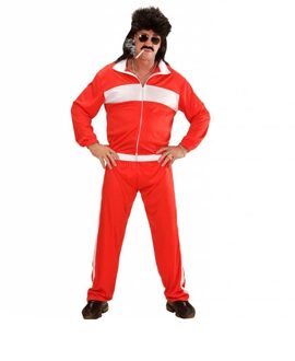 Foute rode trainingspak carnaval Rood - Zalm