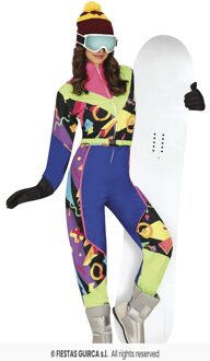 Foute Ski Overall Discopower Dames Multikleur - Print