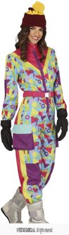 Foute Ski Overall Happy Dames Multikleur - Print