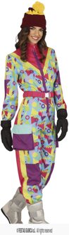 Foute Ski Overall Happy Dames Multikleur - Print
