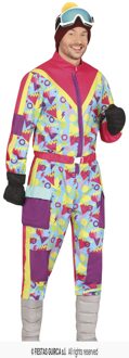 Foute Ski Overall Happy Heren Multikleur - Print