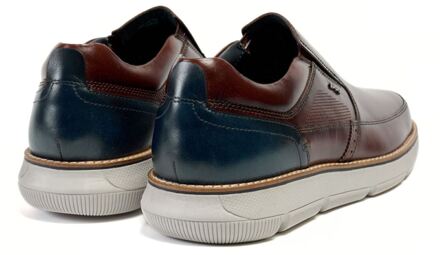 Fowler Lederen Heren Tan Instappers Bruin - EU 40.5 / UK 7