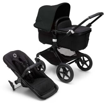 Fox 3 Kinderwagen 2 In 1 Compleet Black Midnight Black Zwart