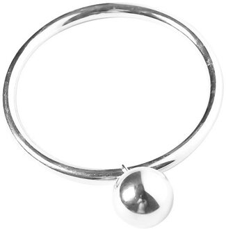 Foxanry Minimalistische 925 Sterling Zilver Glossy Armband Voor Vrouwen Trendy Creatieve Bal Hanger Partij Sieraden