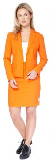 Foxy Orange - Vrouwen Kostuum - Oranje - Koningsdag - Maat 42