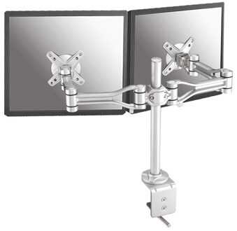 FPMA-D1030D - draai- en kantelbare monitorarm - Geschikt voor 2 schermen t/m 30 inch - Zilver