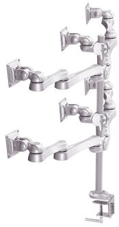 FPMA-D930D-6 flat panel bureau steun 45,7 cm (18") Zilver