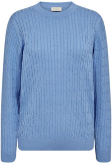Fqdodoc-pullover vista blue Blauw - M
