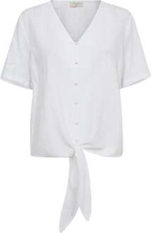 Fqlava blouse brilliant white Wit - S