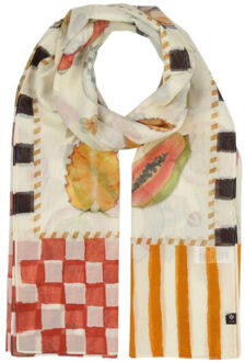 Fraas Dames sjaal | maat: one | kleur: | dames accessoires Groen - One size