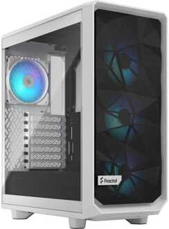 Fractal Design Meshify 2 Compact RGB White TG Clear Tint Tower behuizing