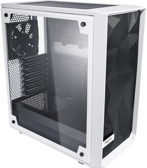 Fractal Design Meshify C White ATX High-Airflow Compact Clear Tempered Glass Mid Tower Computer Case