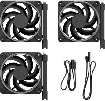 Fractal Design Momentum 12 RGB 3-pack Black Case fan