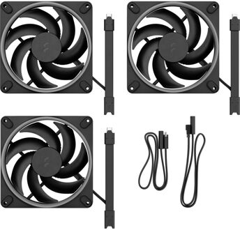Fractal Design Momentum 14 RGB 3-pack Black Case fan