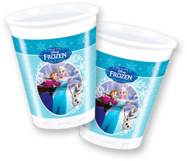 Frajodis Frozen ice skating bekers - 200 ml - 8 stuks