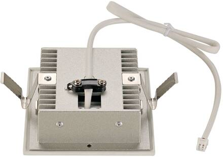 FRAME CURVE LED, inbouw armatuur, vierkant, mat wit, warmwit LED,