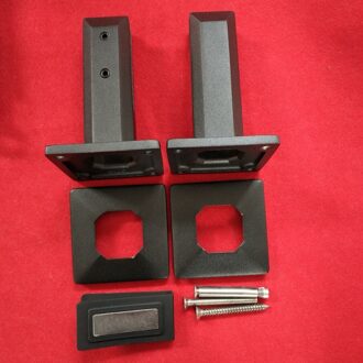 Frameloze Balkon Glas Zwembad Hekwerk Licht Soort Zwarte Afwerking Reling Glas Spon