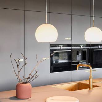 Frandsen Ball hanglamp, opaal wit, Ø 25 cm, glas opaalwit