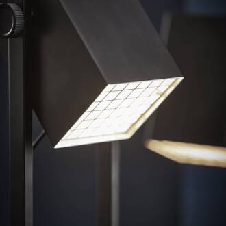 Frandsen BF Quadro tafellamp, zwart, hoogte 45 cm, metaal zwart mat