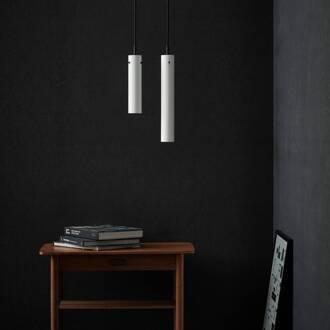 Frandsen FM2014 hanglamp hoogte 36 cm mat wit zwart, mat wit