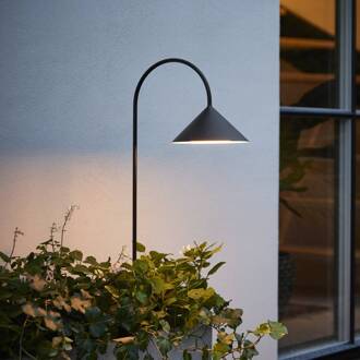 Frandsen LED grondspies lamp Graspaal, zwart, hoogte 82 cm zwart mat