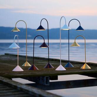 Frandsen LED vloerlamp Grasp, messingkleurig, hoogte 72 cm