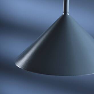 Frandsen LED vloerlamp Grasp, petrol, hoogte 72 cm, metaal benzine