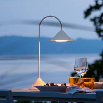 Frandsen LED vloerlamp Grasp, wit, hoogte 72 cm, metaal