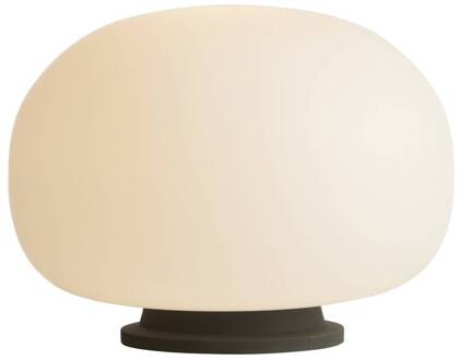 Frandsen Supernate tafellamp, Ø 28 cm wit opaal, zwart