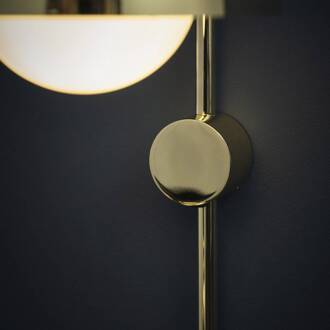 Frandsen Vlinder wandlamp, messingkleurig