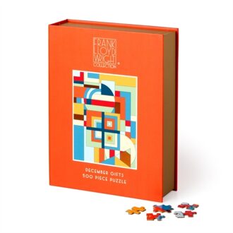 Frank Lloyd Wright December Gifts 500 Piece Book Puzzle -  Galison (ISBN: 9780735381346)