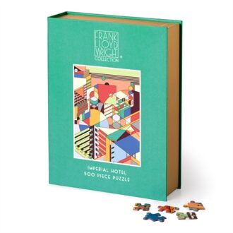 Frank Lloyd Wright Imperial Hotel 500 Piece Book Puzzle -  Galison (ISBN: 9780735381353)