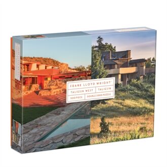 Frank Lloyd Wright Taliesin And Taliesin West 500 Piece Double-Sided Puzzle - Galison (ISBN: 9780735367548)