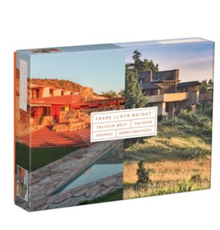 Frank Lloyd Wright Taliesin And Taliesin West 500 Piece Double-Sided Puzzle - Galison