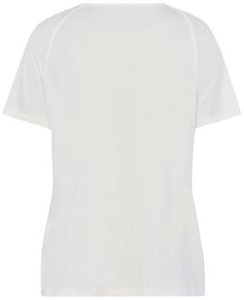 Frank Walder Blouse korte mouw nos716424 Wit - 44