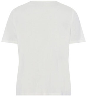 Frank Walder Blouse korte mouw s61202420 Wit - 44