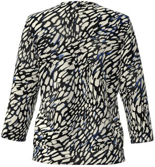 Frank Walder Blouse lange mouw nos725423 Blauw - 44