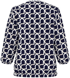 Frank Walder T-shirt s61601401 - maat 46 Blauw