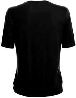 Frank Walder Top korte mouw nos714404 Zwart - 40
