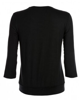 Frank Walder Top lange mouw nos722426 - maat 44 Zwart