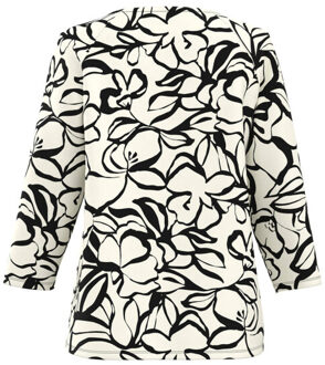 Frank Walder Top lange mouw nos725405 - maat 44 Beige