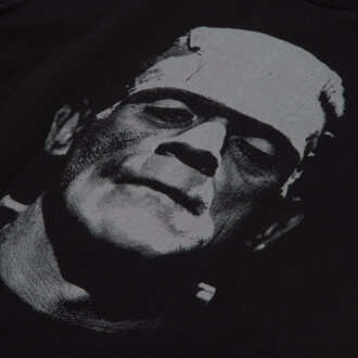 Frankenstein Black And White T-shirt - Zwart - XL