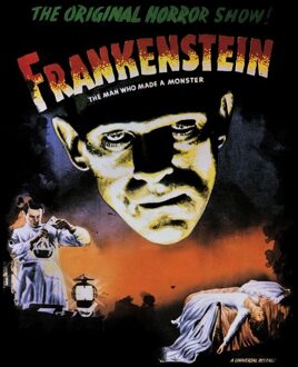 Frankenstein Vintage Poster T-shirt - Zwart - S