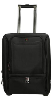 Frankfurt handbagage koffer 17 inch zwart