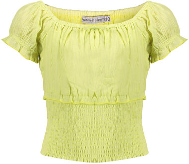Frankie & Liberty Meisjes blouse - Hera - Lime - Maat 140