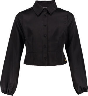 Frankie & Liberty Meisjes blouse - Karin - Off zwart - Maat 152