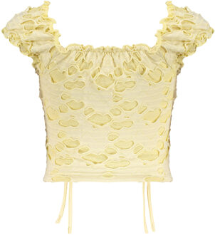 Frankie & Liberty Meisjes blouse - Maxime - Honing geel - Maat 164