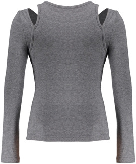 Frankie & Liberty meisjes longsleeve Grijs - 140